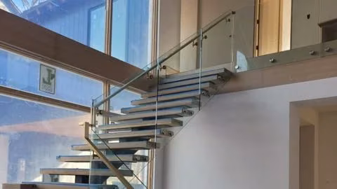 Floating / open-riser staircases